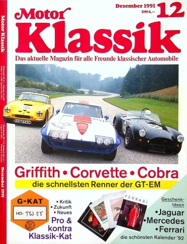 Deckblatt Motor Klassik (12/1991)